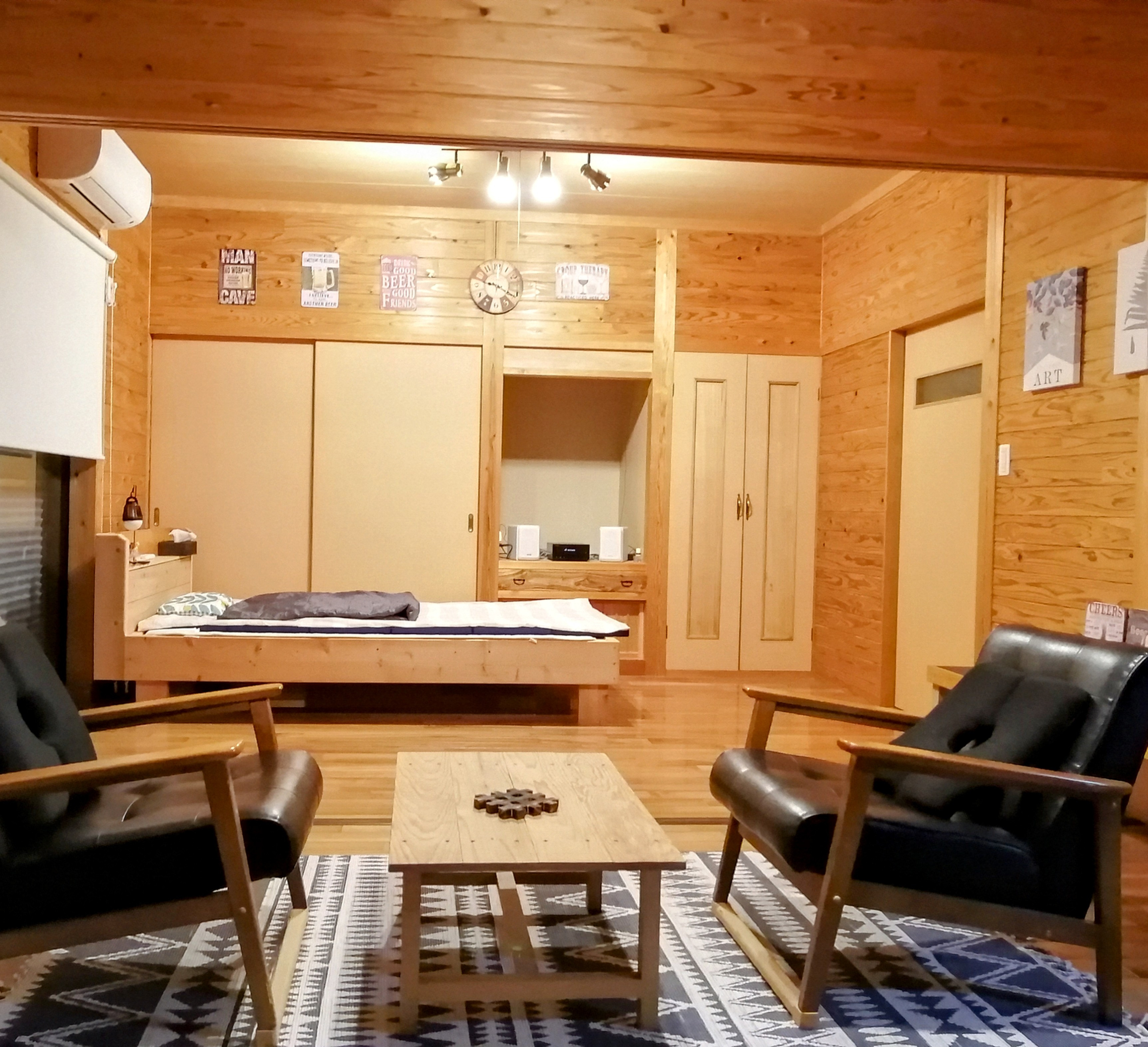 お家キャンプ体験山小屋